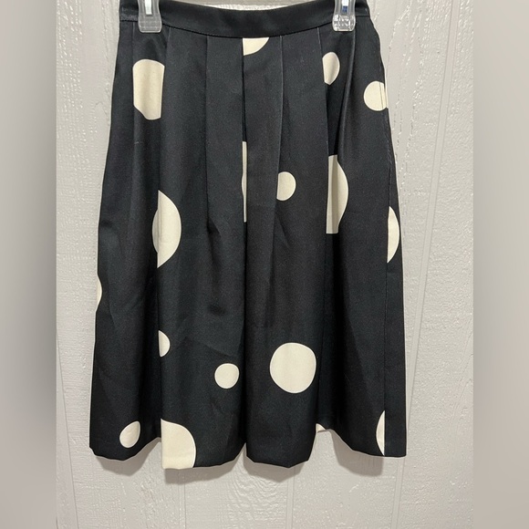 si knoch Dresses & Skirts - Si Knoch size medium A-line skirt black and white polka dot
